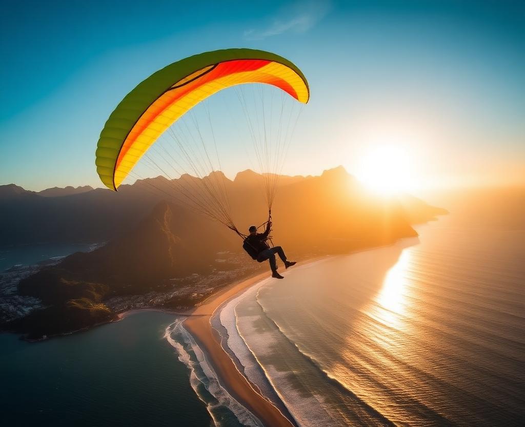 Vuelo en Parapente — São Conrado